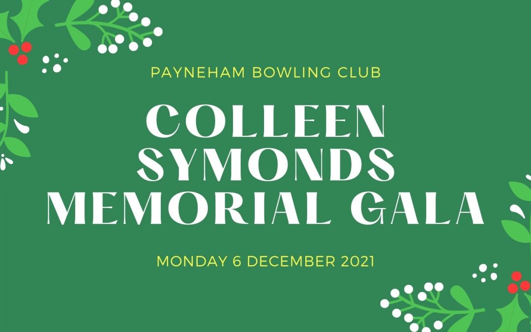 Colleen Symonds Memorial Gala Monday 6 December