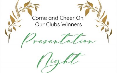 Presentation Night Friday 18 March